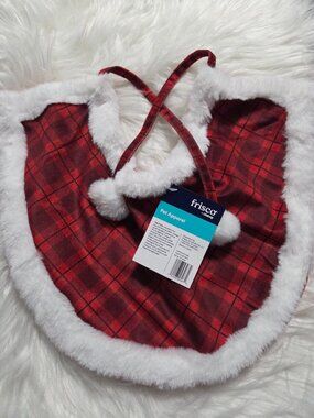 Frisco Faux Fur Trimmed Dog & Cat Cape